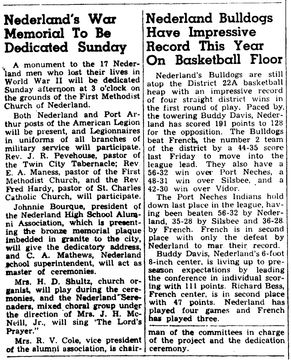 Chronicle, January 11, 1948